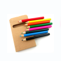 6 colour pencil color pencil set  in paper box